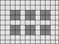 простой рисунок в виде квадратов или прямоугольников