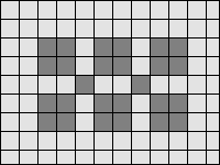 простой рисунок в виде квадратов или прямоугольников